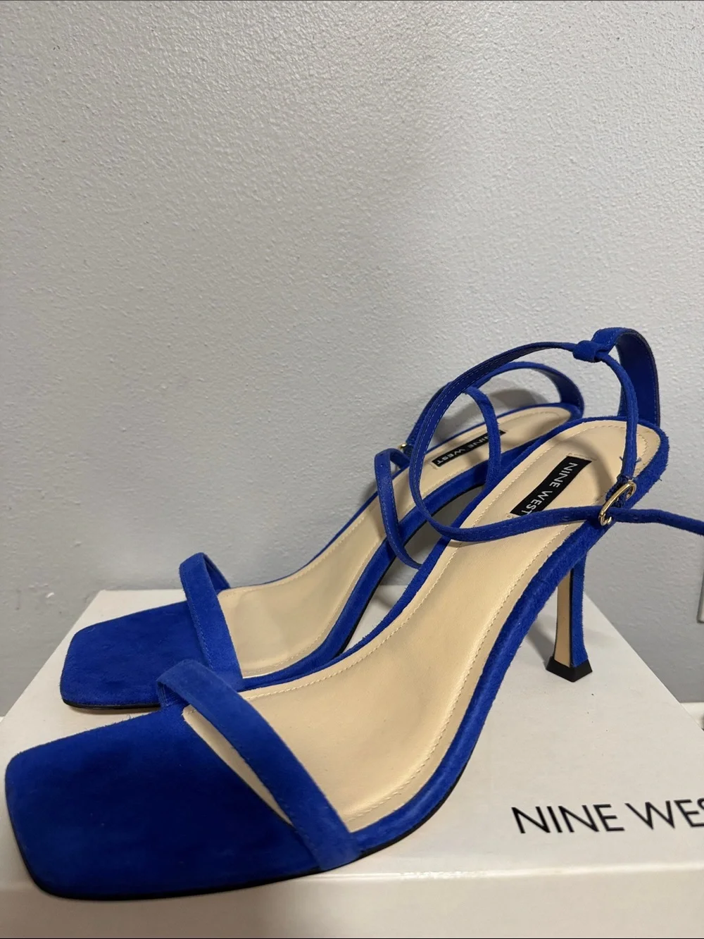 Nine West Yess Heels electric blue size 12 - Picture 2 of 12